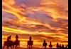 Witness the Mojave Desert sunset